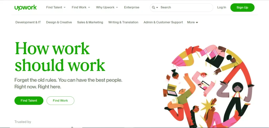 Upwork freelancing website